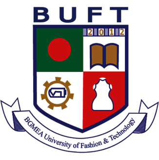 BGMEA University of Fashion and Technology (BUFT) Logo – Top Fashion University in Bangladesh Where RYZEAL Sourcing Leadership Studied Apparel Merchandising