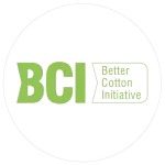 BCI Better Cotton Initiative certification logo for sustainable cotton sourcing by RYZEAL Sourcing.