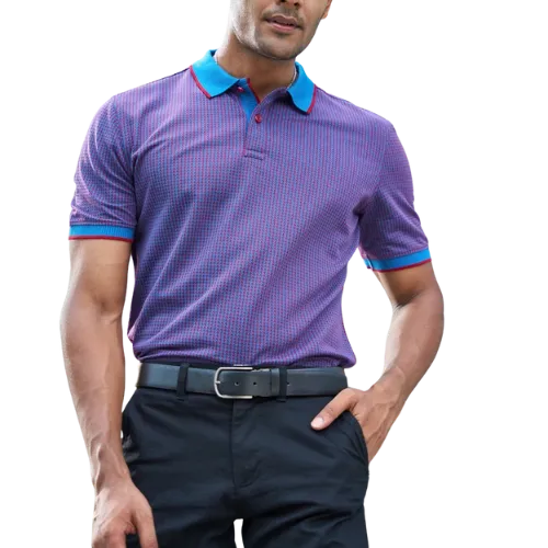Stylish men’s fashion polo shirt by RYZEAL Sourcing featuring trend-forward detailing.