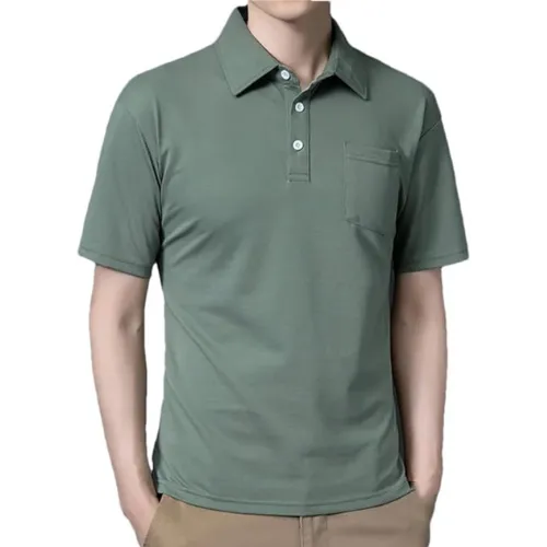 Men’s pocket polo shirt crafted with functional detailing by RYZEAL Sourcing.