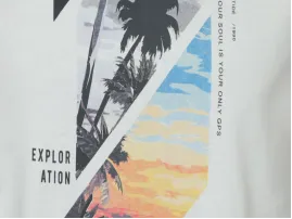 Digital printing technique for high-resolution full-color apparel graphics.