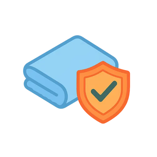 Durable fabric feature icon used by RYZEAL, an apparel manufacturing company in Bangladesh.