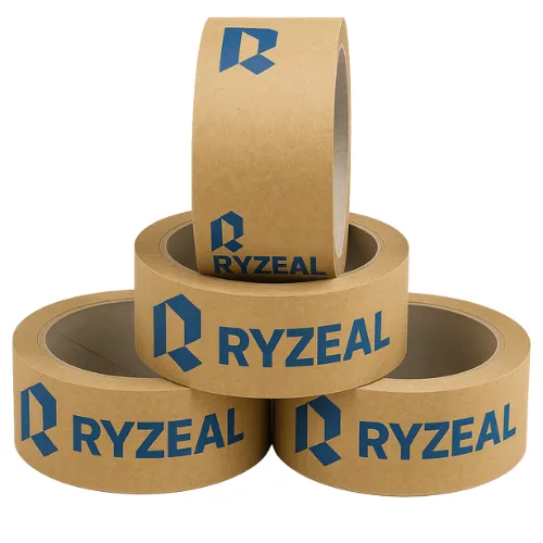 Eco-friendly kraft tape for sustainable packaging solutions.
