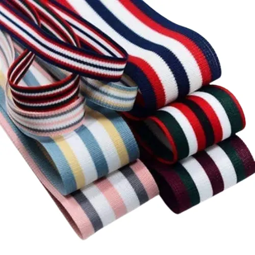 Rib knit trim options for cuffs, collars, and waistbands.