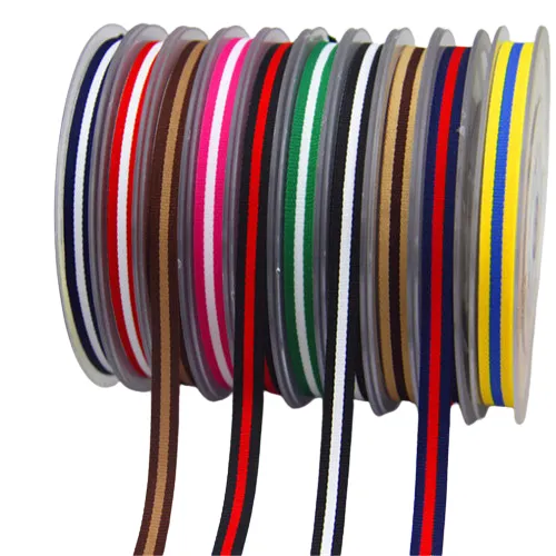Colored twill tape options for garment reinforcement and decoration.