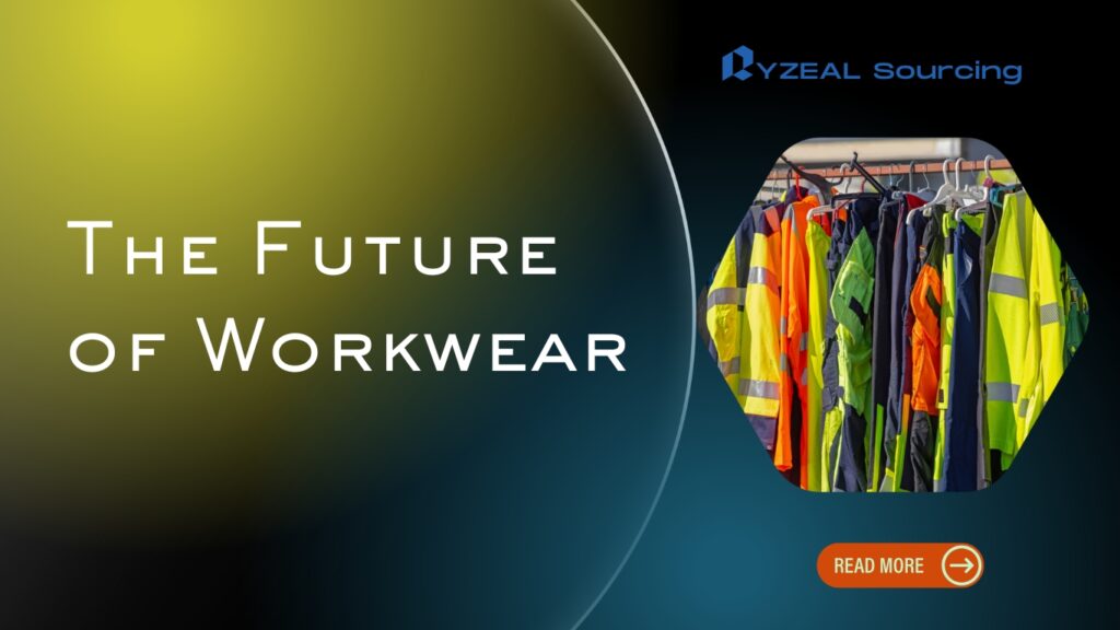 RYZEAL Sourcing blog thumbnail featuring high-visibility workwear garments, illustrating modern innovations shaping the future of workwear.