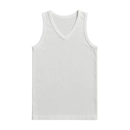 V-neck tank top design crafted by RYZEAL Sourcing for men’s, women’s, and kids’ collections under the Men’s Tank Tops Wholesale range.