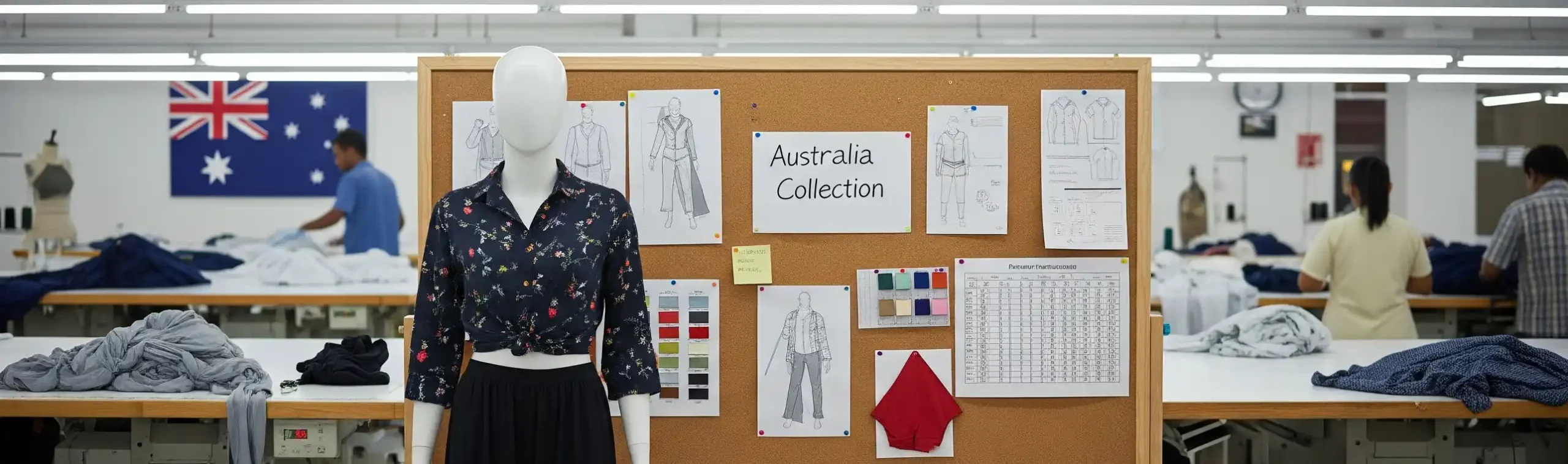 Bangladeshi apparel production concept for Clothing Manufacturers Australia brands