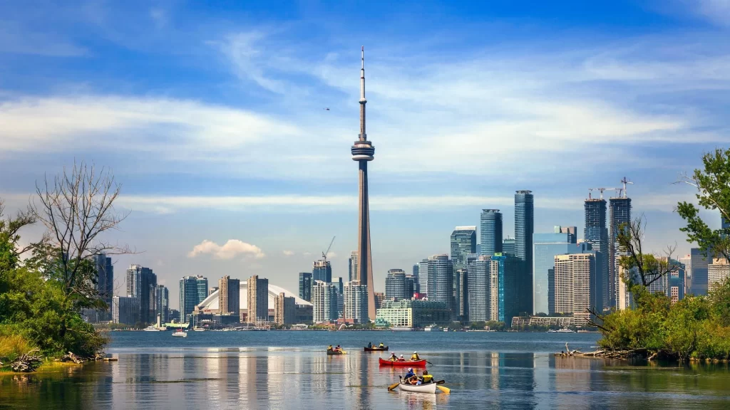 Toronto skyline inspiration for apparel manufacturers Canada brands