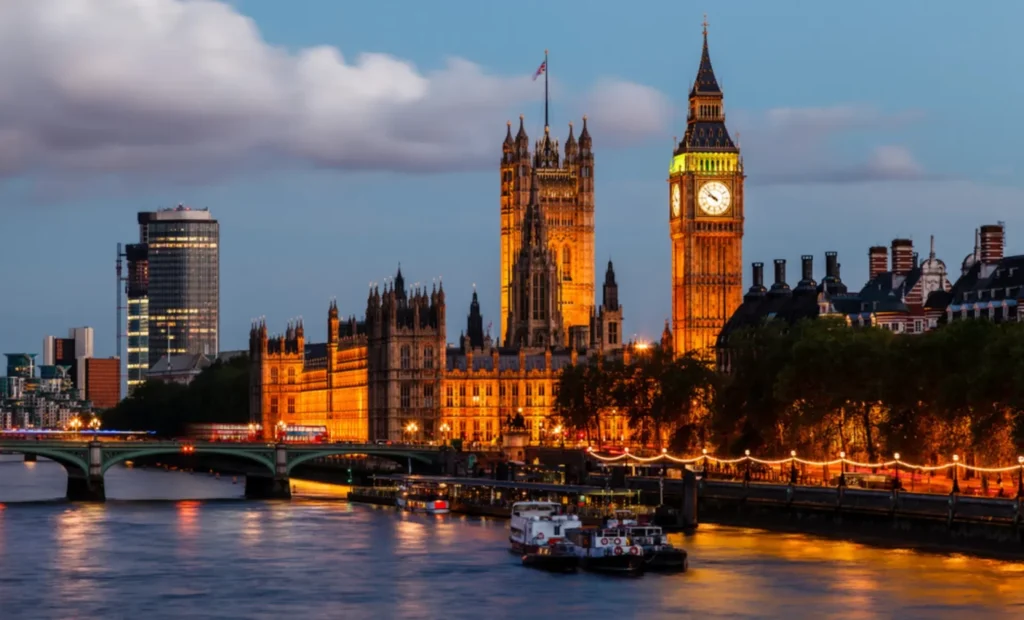 Big Ben inspired visual for Apparel Manufacturer UK buyers