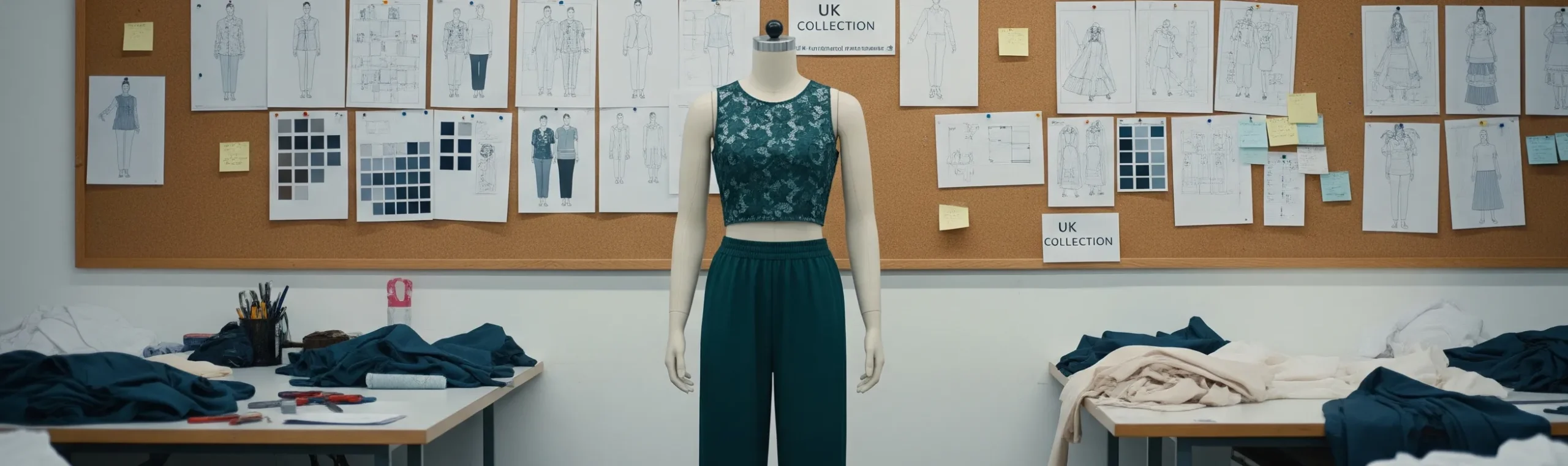 UK fashion development visual for Apparel Manufacturer UK page