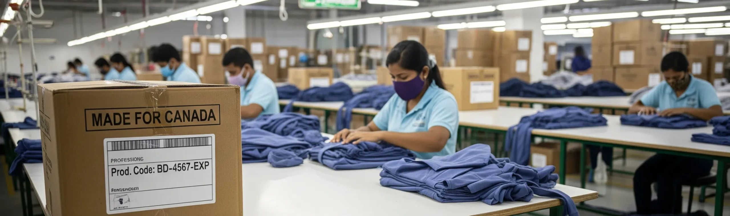 Bangladesh garment factory support for apparel manufacturers Canada buyers