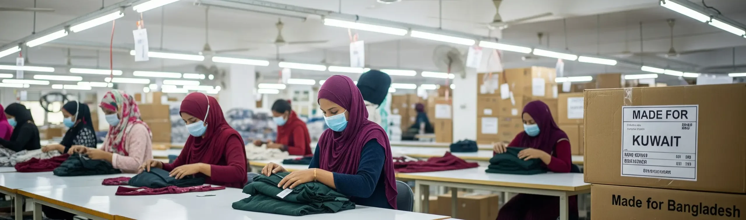 مصنّعي الملابس in Bangladesh offering competitive production solutions for Kuwait brands | مصنّعي الملابس في بنغلاديش الذين يقدمون حلول إنتاج تنافسية للعلامات التجارية الكويتية