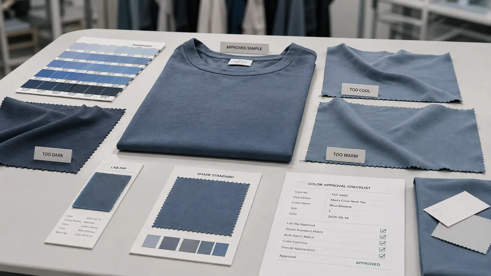 Garment Production Problems Color Mismatch