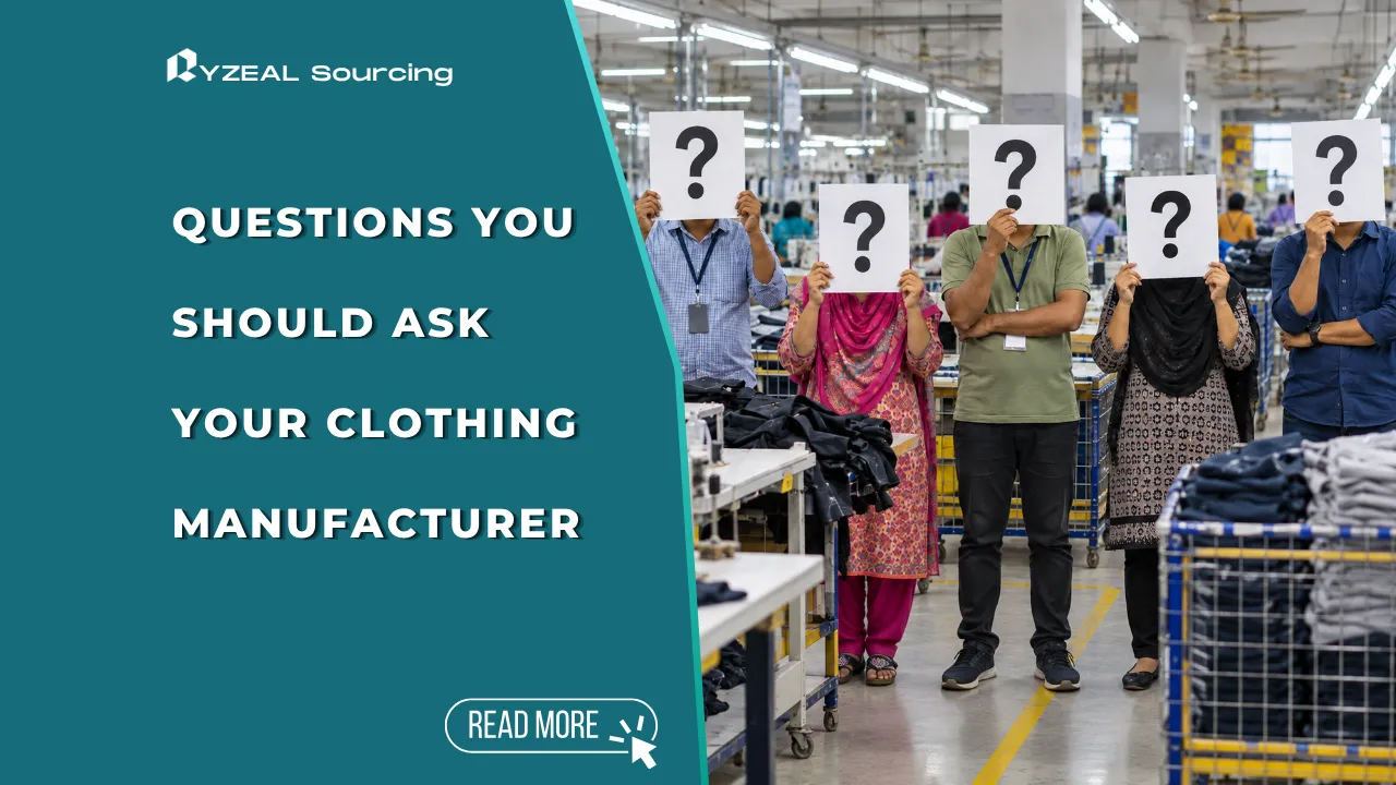 Questions to Ask a Clothing Manufacturer Before Sampling MOQ, Lead Time, Testing, Compliance