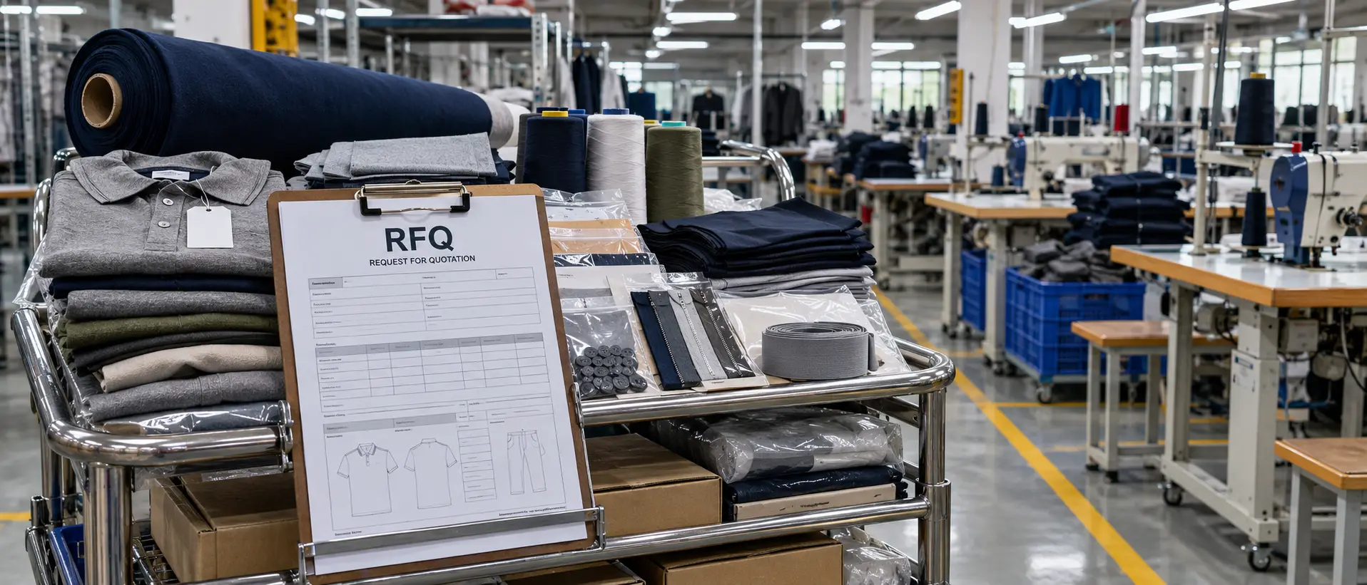 RFQ Clothing Manufacturer Onboarding System 1