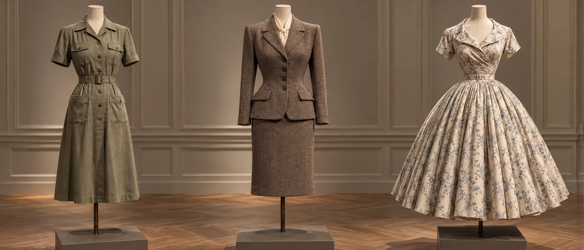 1940s Womens Fashion Wartime Utility and Feminine Strength 3