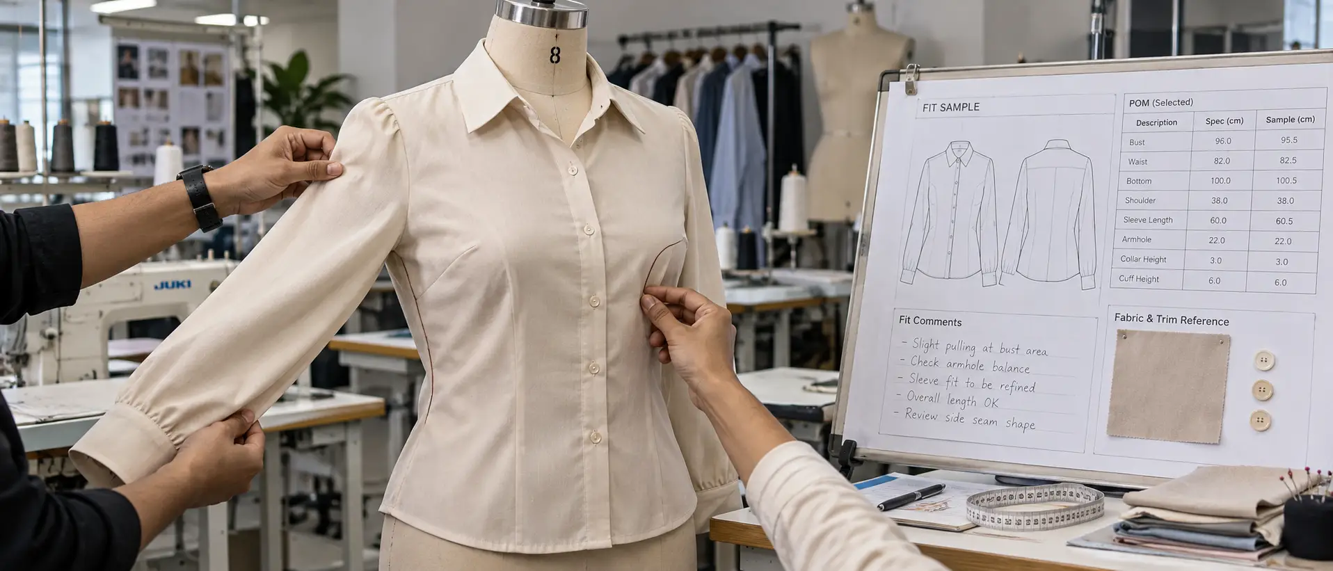 Fit Sample Shape Measurements and Wearability A Blog on types of samples in garment industry 4 2