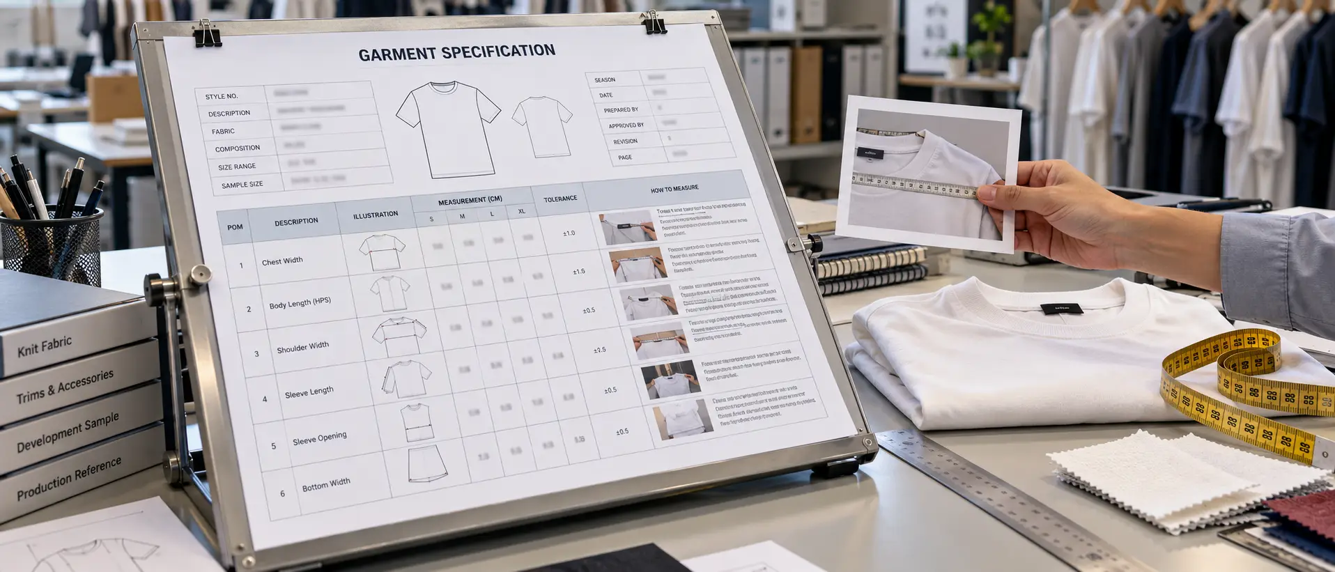 Garment Spec Sheet POMs Tolerances and Measuring Instructions A Blog on Garment Measurement Tolerance 8 2