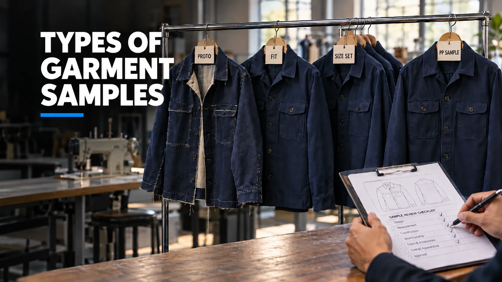Types of Samples in Garment Industry Sample Types Explained, Proto, Fit, Size Set, PP Sample, GPT
