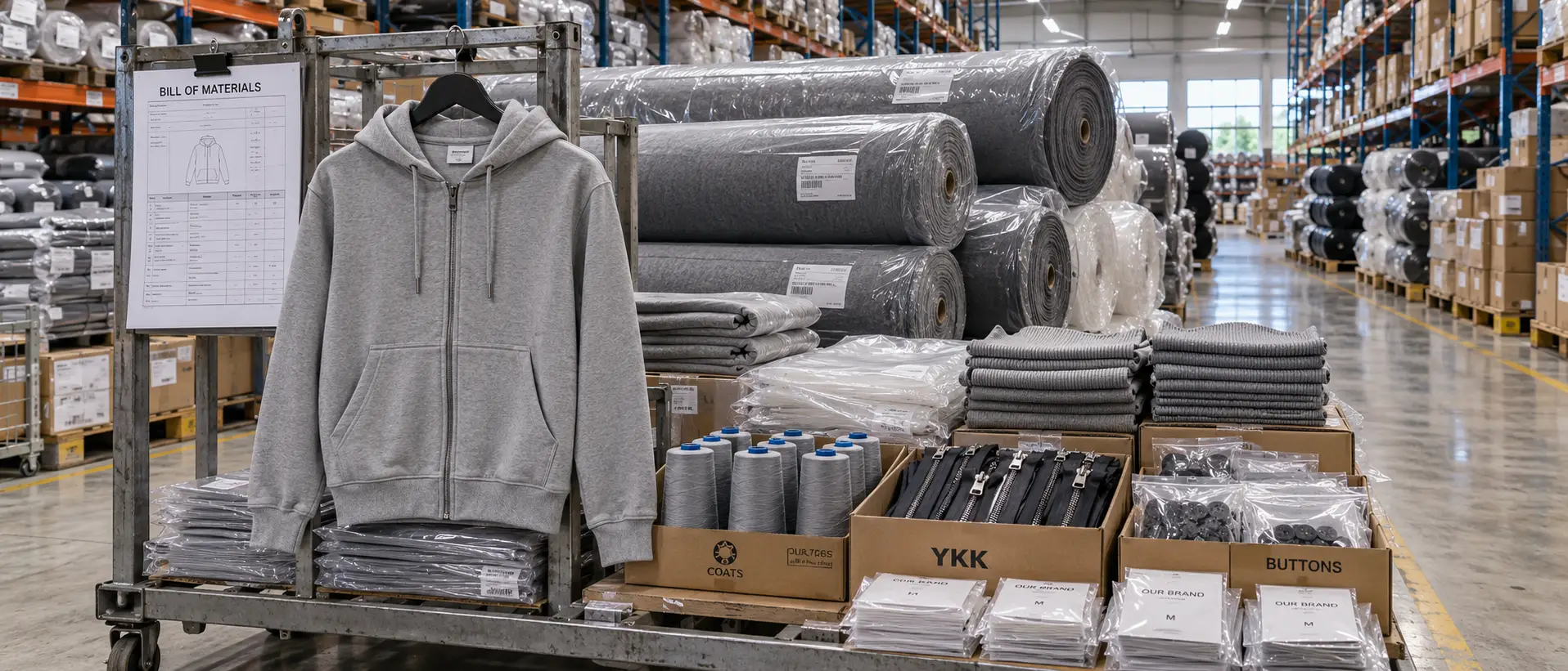 garment bill of materials bom cost material control 1