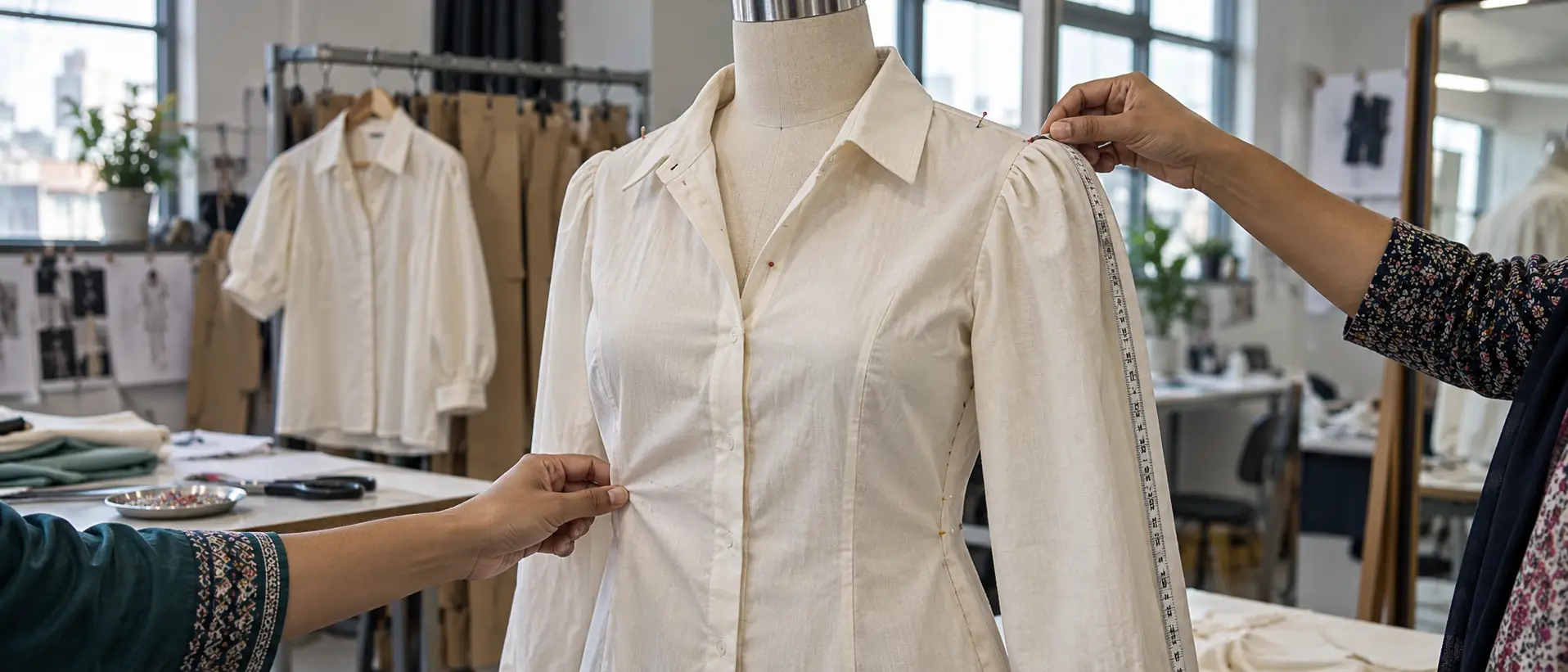 garment sampling process prototype fit size set testing 1