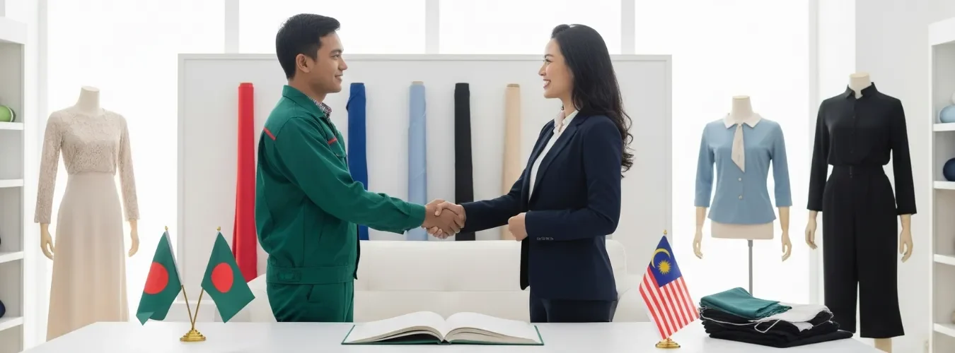 Perjanjian kerjasama antara jenama Malaysia dan pengeluar pakaian dari Bangladesh Perjanjian kerjasama antara jenama Malaysia dan pengeluar pakaian dari Bangladesh