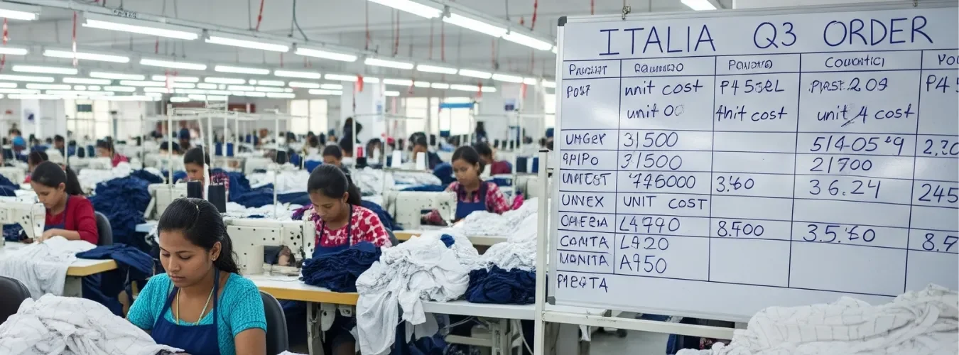 Scaling Your Brand Beyond Italian Clothing Manufacturers – produttori di abbigliamento in italia Linea di produzione RYZEAL in Bangladesh che gestisce ordini destinati all’Italia come alternativa ai produttori di abbigliamento in Italia / italy